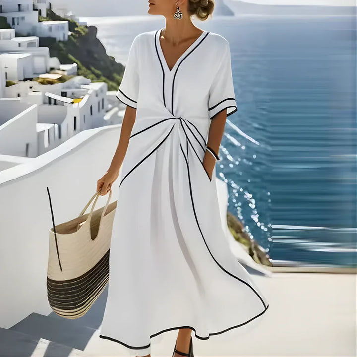 Athena™ - Elegant Flattering Summer Dress