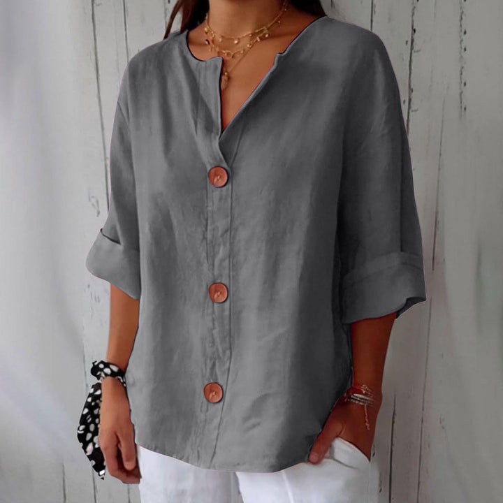Agnes | Linen Everyday Blouse
