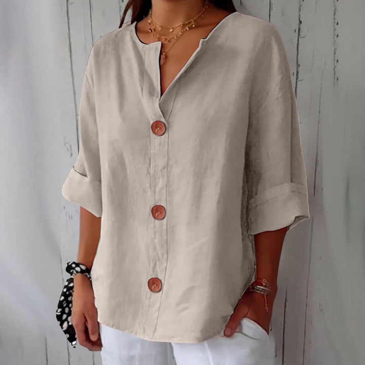 Agnes | Linen Everyday Blouse