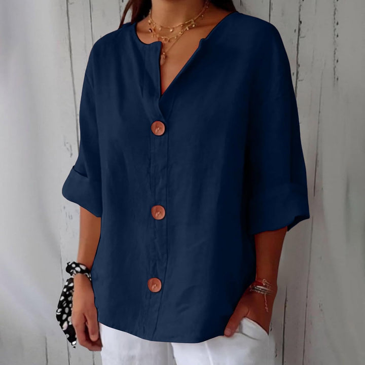 Agnes | Linen Everyday Blouse
