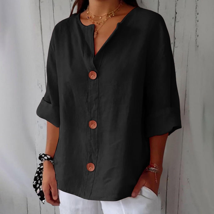 Agnes | Linen Everyday Blouse
