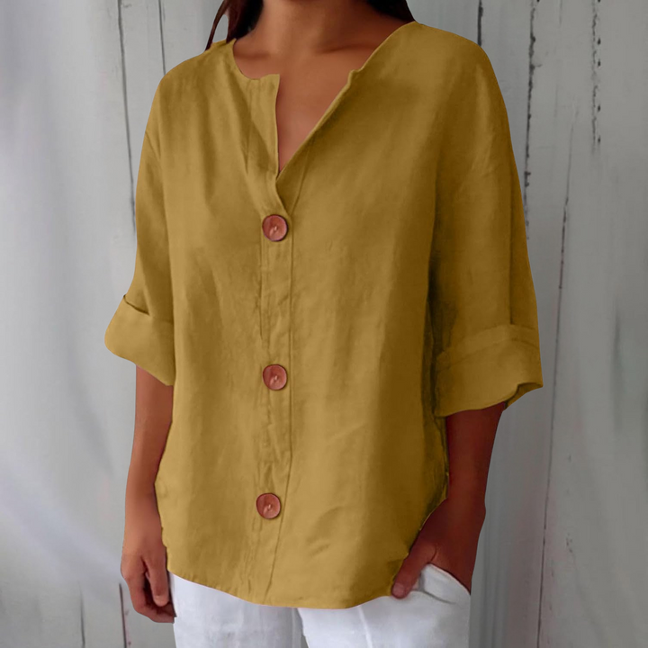 Agnes | Linen Everyday Blouse