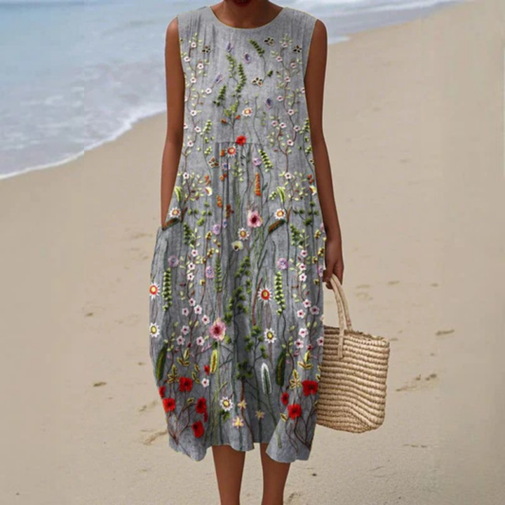 Cara | Wildflower Midi Dress