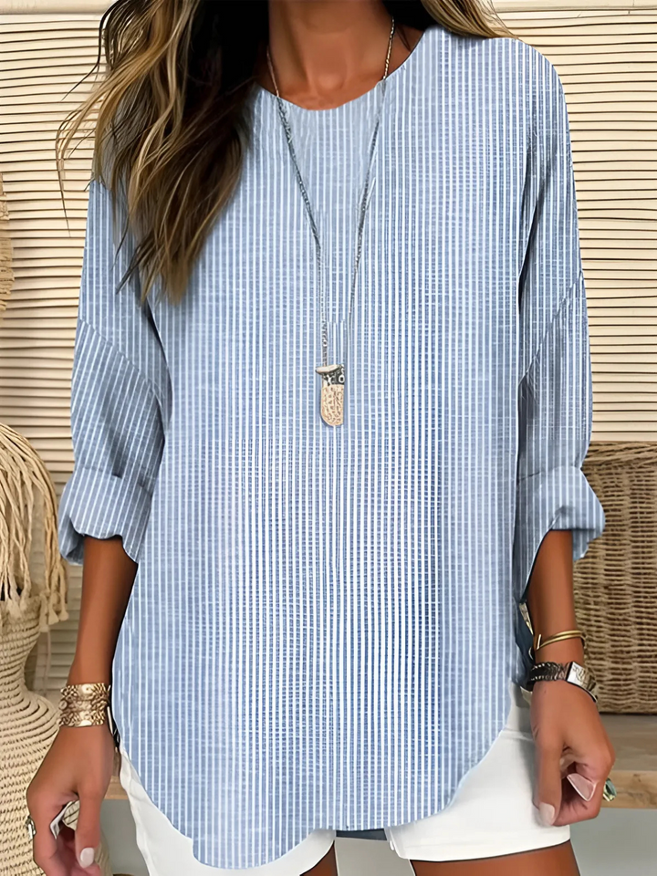 Margot | Striped Everyday Blouse