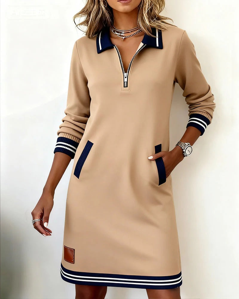 Lucy | Long Sleeve Cotton Dress